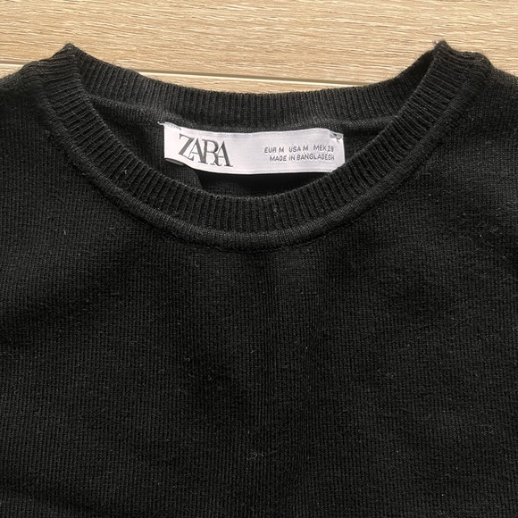 Zara Cropped Knit Tank Top size M - Picture 2 of 2